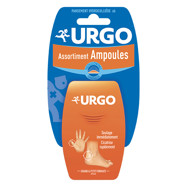 Pieds Mains Ampoules Assortiment Pansement Hydrocolloïdes 6 unités