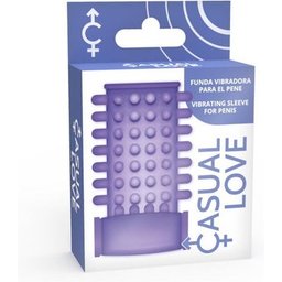 Vibrating Penis Sleeve Purple 1pc