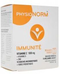 Physionorm Immunité - 10 Sachets Doubles - Boîte 10 sachets doubles