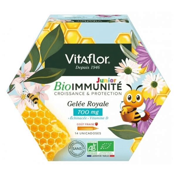 BioImmunité Junior Gelée Royale Bio 700mg 14 Unicadoses