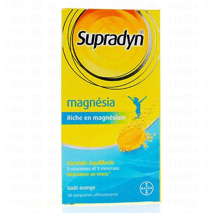 Magnésia effervescents boite de 30 comprimés