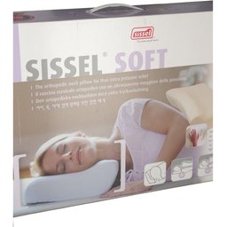 Sissel® Soft Oreiller + Taie en velours Ivoire Medium