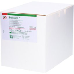 Stellaline 5 Compresses Non-Adhérente Absorbante Sterile 10x10cm