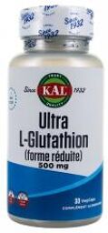 Ultra L-Glutathion 500 mg 30 Végécaps - Pot 30 capsules