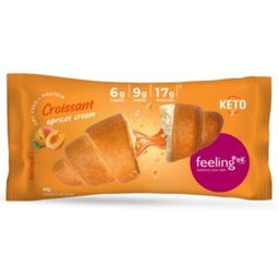 Croissant Protéine Rempli Crème Abricot 65g