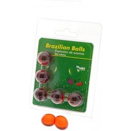Taloka Brazilian Balls Intimate Gel Strawberry & Cherry 5uds