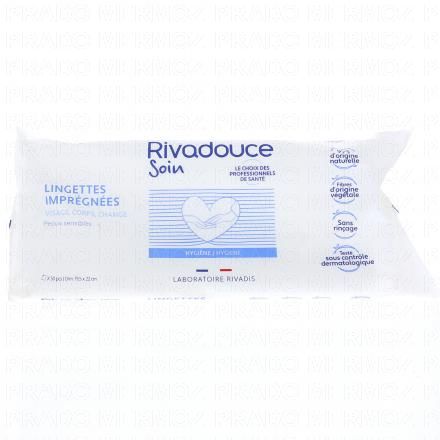 Soin - Lingettes imprégnées x50