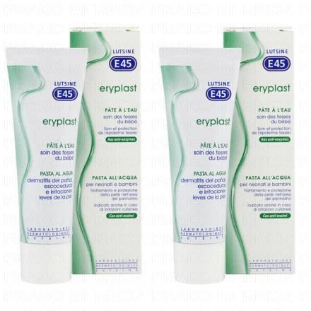 Eryplast Pâte à l'eau - Soin des fesses du bébé lot 2x75g