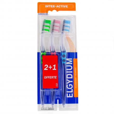 Interactive Brosse à dent médium offre 2+1 offerte