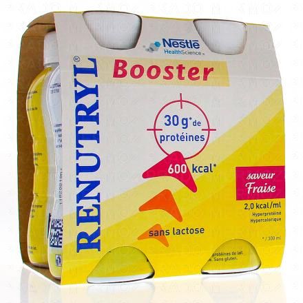 Renutryl Booster saveur fraise 4x300ml