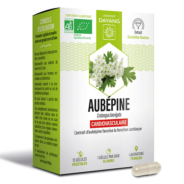 Aubépine Bio 15 gélules végétales