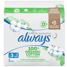 Nouveau - Serviettes Cotton Protection Night - Sachet 8 serviettes