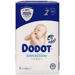 Couches Sensitive Taille 2 Nouveau-Nés 4-8Kg 58uts