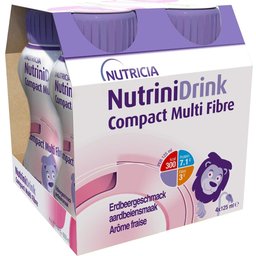Nutridrink Fibre Fraise 4x125ml