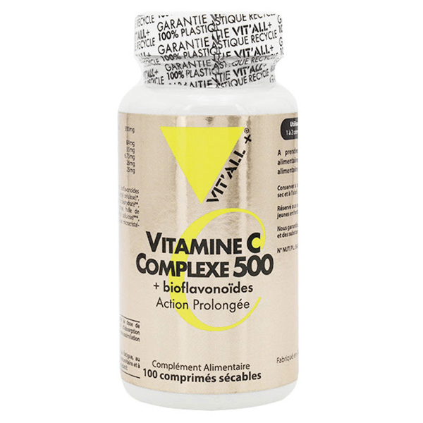 Vitamine C Complexe 500 100 comprimés sécables