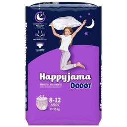 Fraldas Happyjama Girl Tamanho 8 27-57kg 13 Unidades