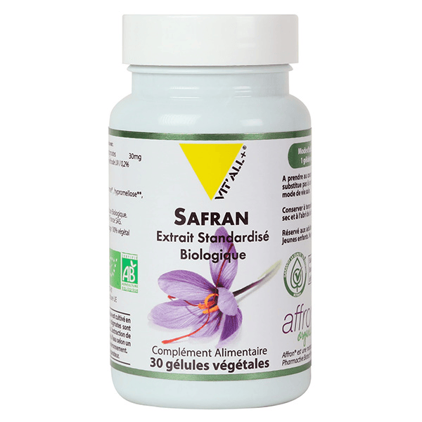 Safran Bio 30 gélules végétales