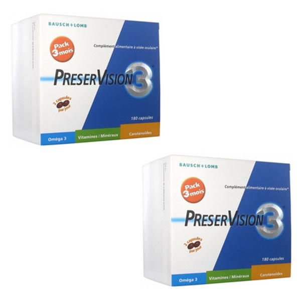 PreserVision 3 Lot de 2 x 180 capsules