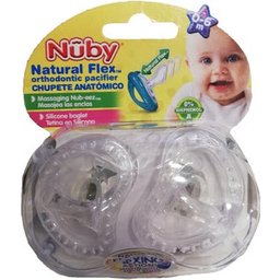Chupete Tetina Silicona Redonda Natural Flex Orthodontic 0- *