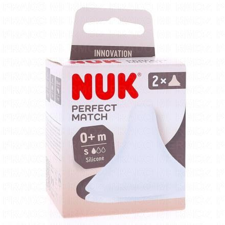 Perfect Match - Tètines en silicone souple taille s