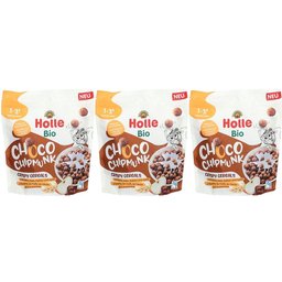 Holle Bio Choco Chipmunk Céréales à l'avoine, au maïs, au cacao et à la pomme