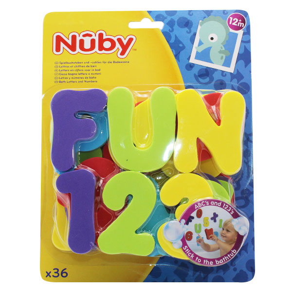 Lettre et Chiffres de Bain +12m