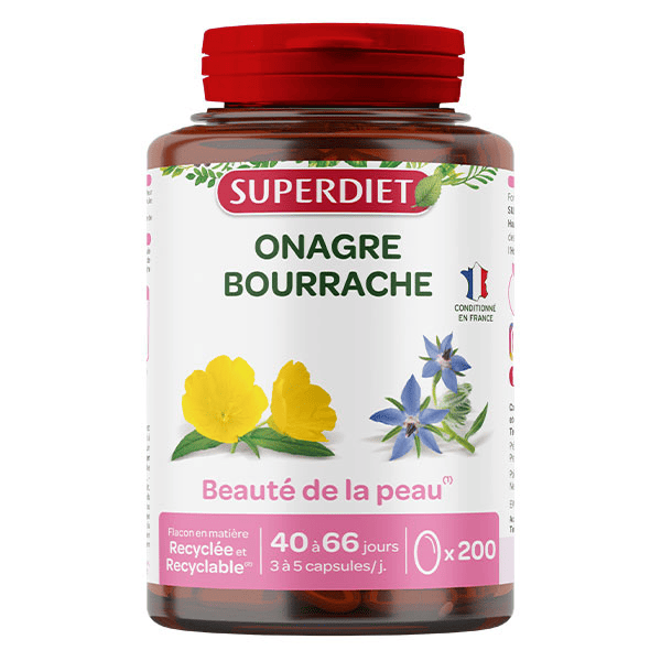 Onagre Bourrache 200 capsules