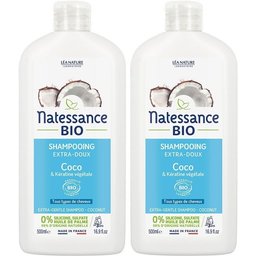 Natessance Shampooing Doux Coco Bio et Kératine Végétale