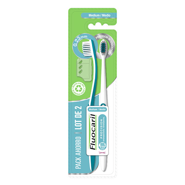 Brosse à dents Précision Interdentaire Souple 0,23mm - 2 brosses à dents