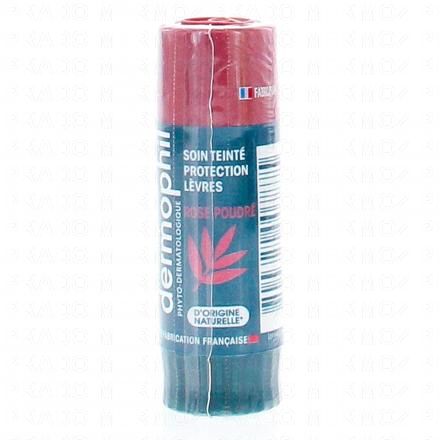 Stick soin teinté protection des lèvres rose poudré 4g