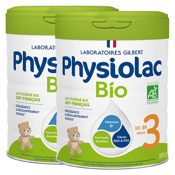 Bio Lait Croissance 3ème Âge 800g - lot de 2