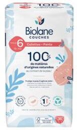 Culottes Naturelles 36 Culottes Taille 6 (+16 kg) - Paquet 36 culottes