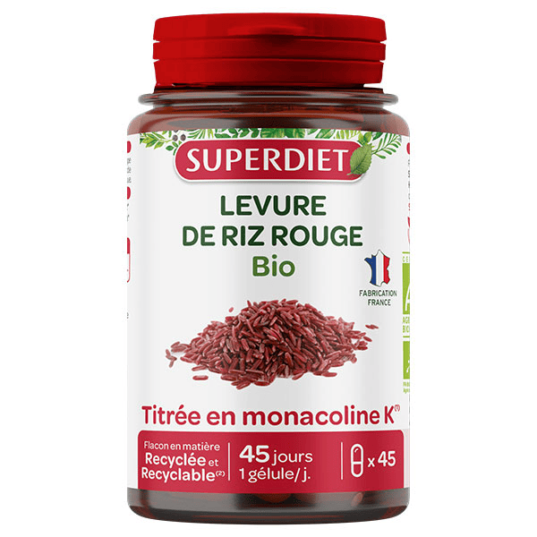 Levure de Riz Rouge Bio 45 gélules