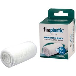 Bandage Elastique Blanc Tiraplastique 4 X 7 Cm 2