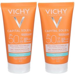 Capital Soleil Emulsion toucher sec Spf50 Tube 50ml