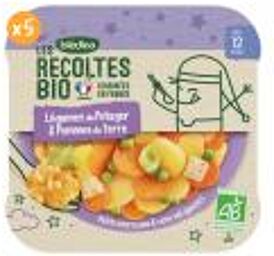 Blédina Les Récoltes Bio Légumes du Potager et Pommes de Terre Dès 12 Mois Bio 230 Grammes - Carton 1 assiette de 230 g