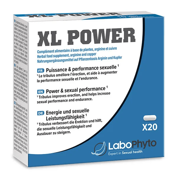 XL POWER - stimulant sexuel rapide - 20 gélules