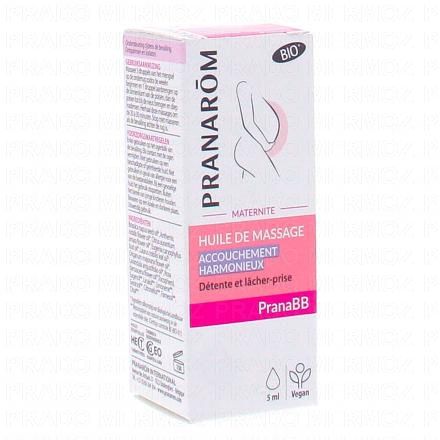 PranaBB Maternité - Huile de Massage Accouchement Harmonieux bio 5 ml