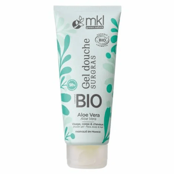 MKL Gel Douche BIO Aloe Vera, cheveux, visage et corps 200ml
