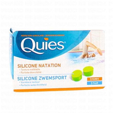 Protection auditive silicone adulte boîte de 6