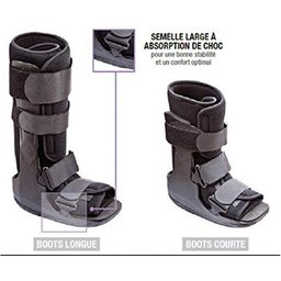 Medical Botte March Boots Noir Court M
