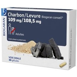 Charbon Levure 30caps