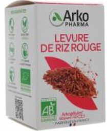Arkogelules Levure de Riz Rouge Bio 60 Gélules - Pot 60 gélules
