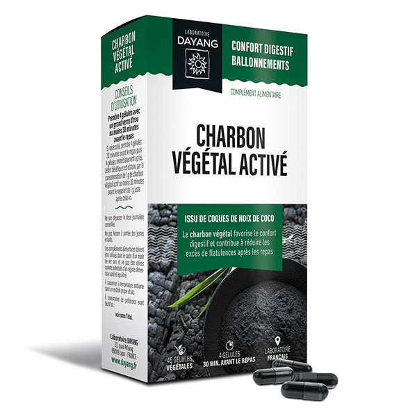 Charbon Végétal Activé 45 gélules