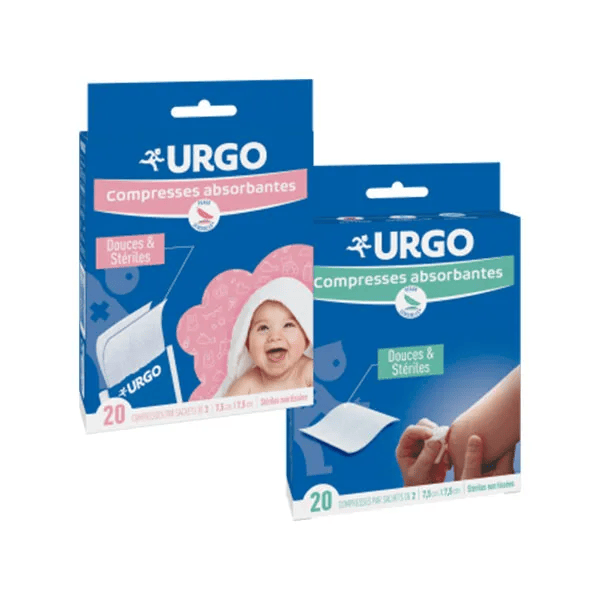 Compresses Familles et nourrisson 7,5 x 7,5 / 20
