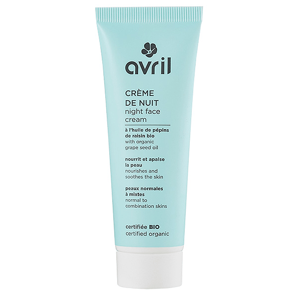 Soin du Visage Crème de Nuit Pépins de Raisin Bio 50ml