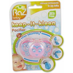 Keep It Kleen Sucette Betty Papillon Rose