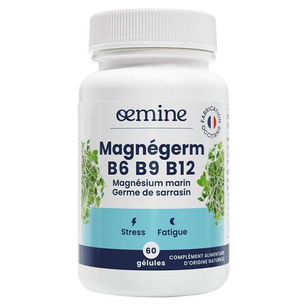 Magnégerm B6 B9 B12 Magnésium Marin Stress et Fatigue 60 gélules