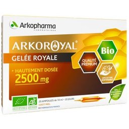 Arko Royal Gelée Royale Bio 2500mg 20 Ampoules