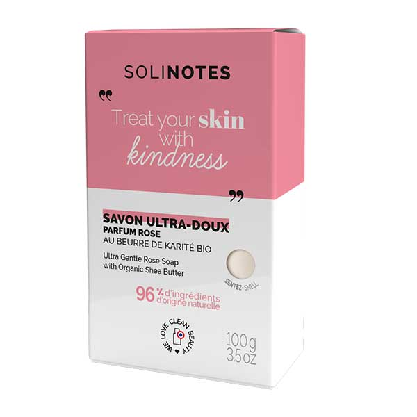 Rose Savon solide 100g